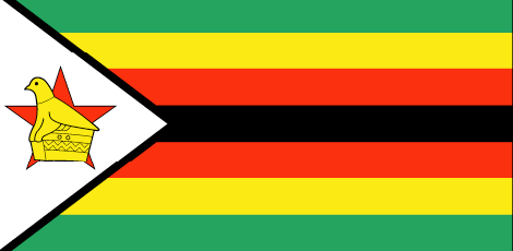Zimbabwe : Negara, bendera (Besar)