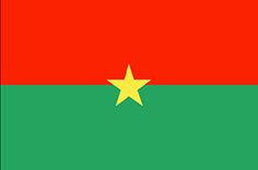 Burkina Faso : Baner y wlad (Cyfartaledd)