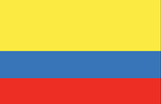 Colombia : ธงของประเทศ (ค่าเฉลี่ย)