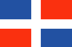 Dominican Republic : The country's flag