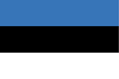 Estonia : Šalies vėliava (Vidutinis)