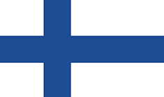 Finland : Krajina vlajka (Priemer)