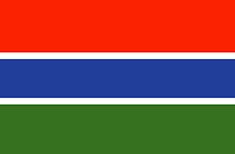 Gambia : Krajina vlajka (Priemer)
