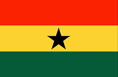 Ghana : 國家的國旗