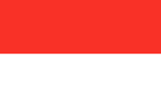 Indonesia : Šalies vėliava (Vidutinis)