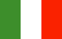 Italy : Krajina vlajka (Priemer)