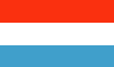 Luxembourg : Az ország lobogója (Átlagos)