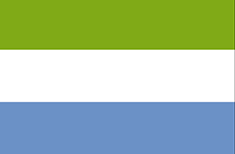 Sierra Leone : ธงของประเทศ (ค่าเฉลี่ย)