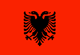 Albania : ธงของประเทศ (เล็ก)