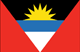 Antigua and Barbuda : The country's flag (Small)