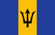Barbados : ದೇಶದ ಧ್ವಜ (ಸಣ್ಣ)