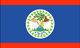 Belize : Krajina vlajka (Malý)