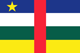 Central African Republic : Landets flagga (Liten)