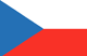Czech Republic : Bandila ng bansa (Maliit)