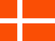 Denmark : Krajina vlajka (Malý)
