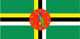 Dominica : 國家的國旗 (小)