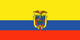Ecuador : Bandila ng bansa (Maliit)