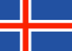 Iceland : Herrialde bandera (Txikia)