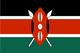 Kenya : Šalies vėliava (Mažas)