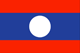Laos : Az ország lobogója (Kicsi)