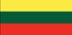 Lithuania : Bandila ng bansa (Maliit)