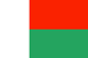 Madagascar : Šalies vėliava (Mažas)