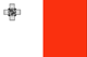 Malta : ქვეყნის დროშა (მცირე)