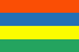 Mauritius : Negara, bendera (Kecil)