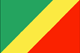 Republic of the Congo : Bandila ng bansa (Maliit)