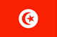 Tunisia : Bandila ng bansa (Maliit)