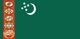 Turkmenistan : Šalies vėliava (Mažas)