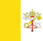 Vatican City : Bandila ng bansa (Maliit)