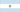 Argentina : Krajina vlajka (Mini)
