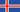 Iceland : Šalies vėliava (Mini)