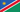 Namibia : للبلاد العلم (مصغرة)