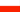 Poland : Krajina vlajka (Mini)