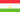 Tajikistan : Negara, bendera (Mini)