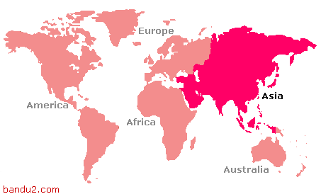 Asiako kontinente