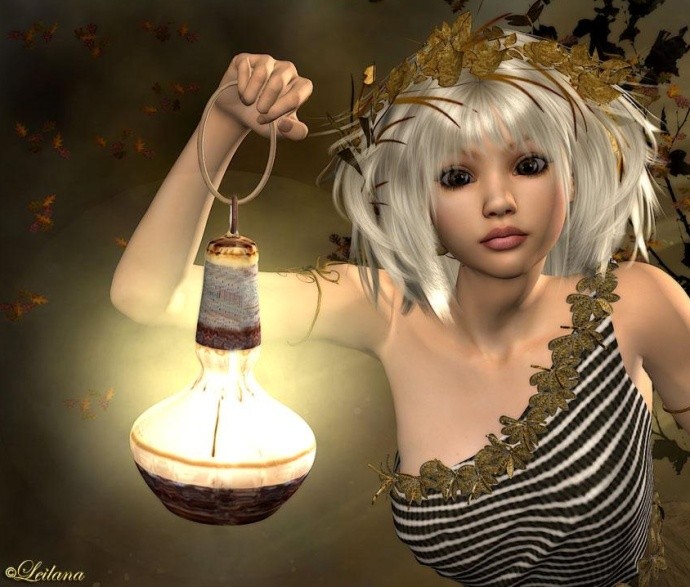 elisabeth52 : fee avec sa lanterne