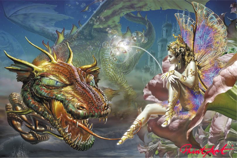 elisabeth52 : la fee et le dragon