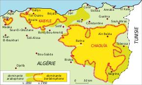Kabylia map