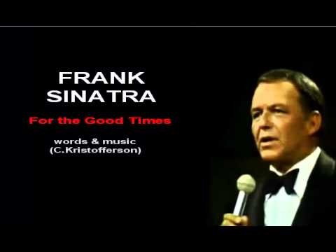 Frank Sinatra » Frank Sinatra - For the Good Times (Live)