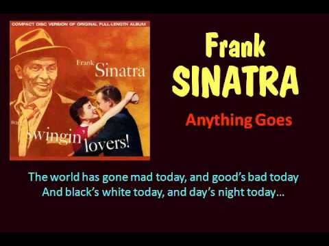 Frank Sinatra » Anything Goes (Frank Sinatra - with Lyrics)
