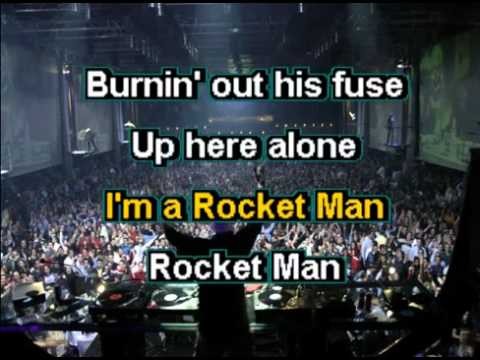 Elton John » Rocket man , Elton John , karaoke wmv