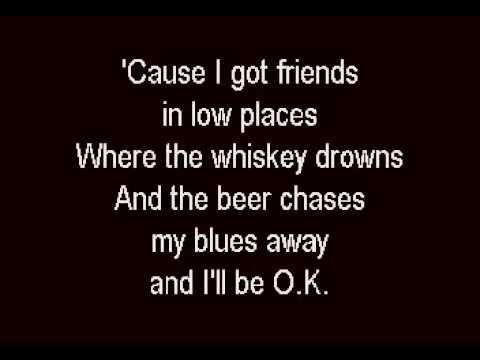 Garth Brooks » Garth Brooks - Friends In Low Places - Karaoke