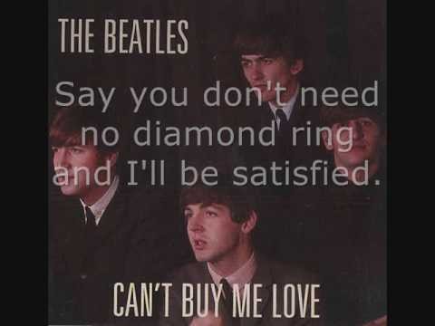 Beatles » The Beatles- Can't Buy Me Love Lyrics