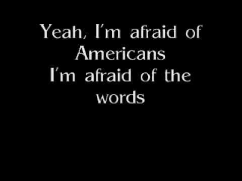 David Bowie » I'm Afraid of Americans - David Bowie (Lyrics)