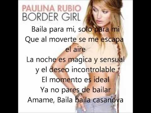 Paulina Rubio » Baila casanova--Paulina Rubio