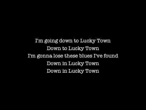Bruce Springsteen » Bruce Springsteen - Lucky Town (Lyrics)