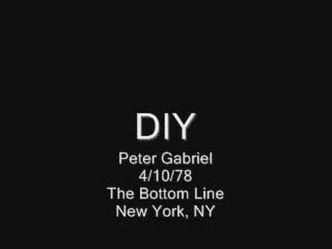 Peter Gabriel » Peter Gabriel - 4/10/78 - DIY